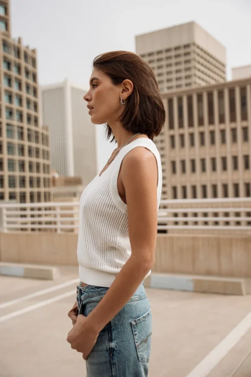Mesh | Tops & Shirts*Freeman T. Porter Dulcia Mesh offwhite
