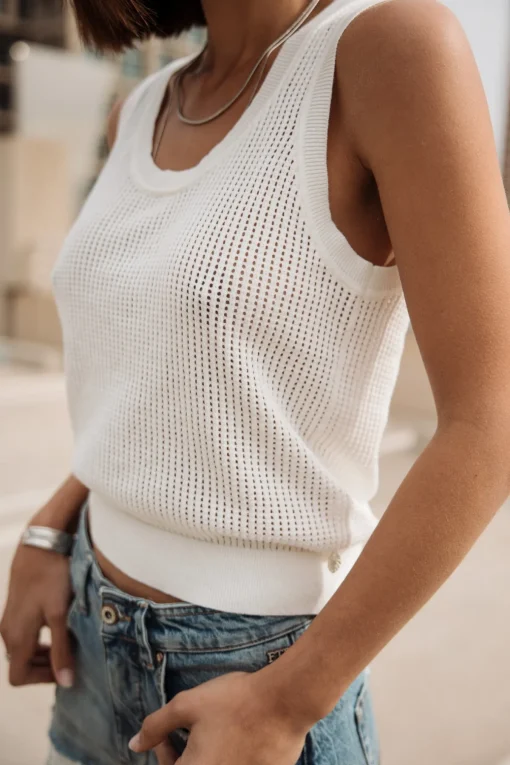 Mesh | Tops & Shirts*Freeman T. Porter Dulcia Mesh offwhite