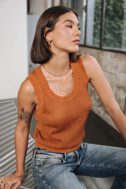 Tops & Shirts | Mesh*Freeman T. Porter Dulcia mesh lurex amberglow