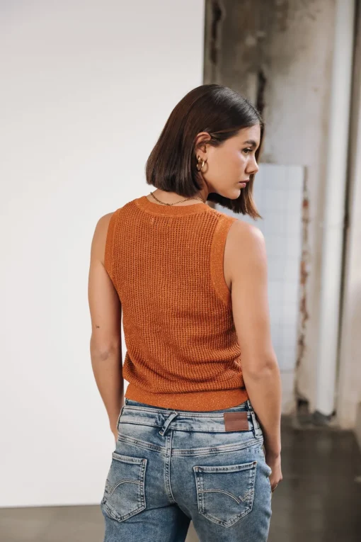 Tops & Shirts | Mesh*Freeman T. Porter Dulcia mesh lurex amberglow