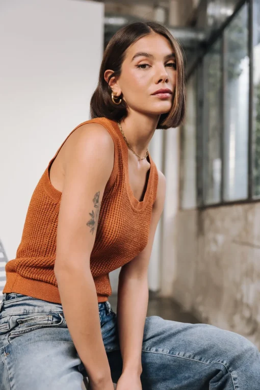 Tops & Shirts | Mesh*Freeman T. Porter Dulcia mesh lurex amberglow