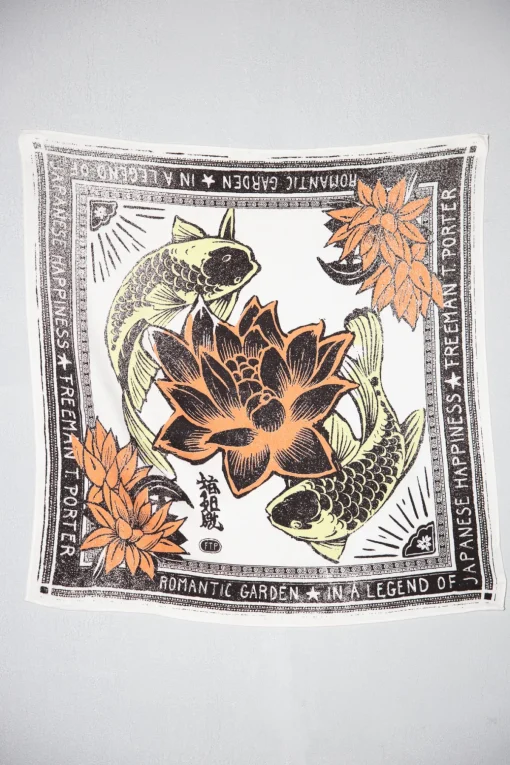 Accessories*Freeman T. Porter Fathia Carpe Koi Small white