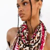 Accessories*Freeman T. Porter Fathia Wild Leopard Big pearledivory