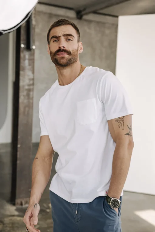 T-Shirts & Polos*Freeman T. Porter Flavio Illinois brightwhite