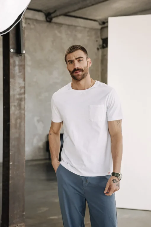 T-Shirts & Polos*Freeman T. Porter Flavio Illinois brightwhite