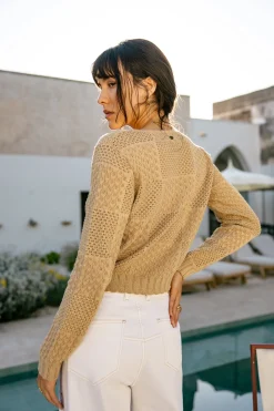 Mesh*Freeman T. Porter Gill Pointelle bronze