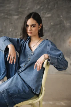Tops & Shirts*Freeman T. Porter Hazel Denim wembley