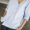 Tops & Shirts*Freeman T. Porter Hazel Poplin xenonblue