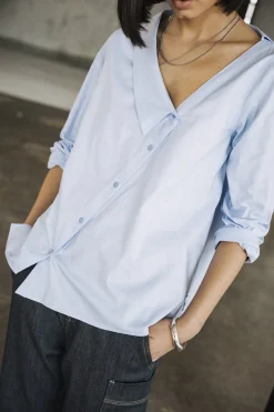 Tops & Shirts*Freeman T. Porter Hazel Poplin xenonblue