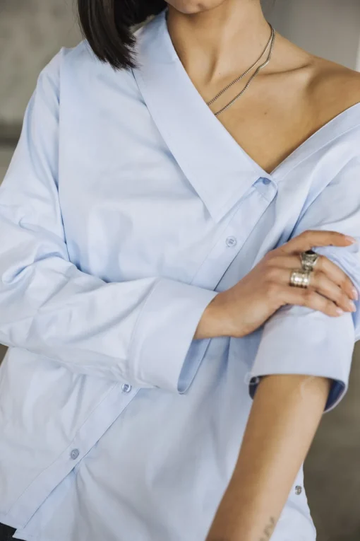 Tops & Shirts*Freeman T. Porter Hazel Poplin xenonblue