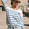 Mesh*Freeman T. Porter Isabel Stripes princessblue