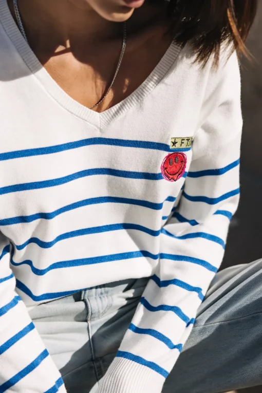 Mesh*Freeman T. Porter Isabel Stripes princessblue