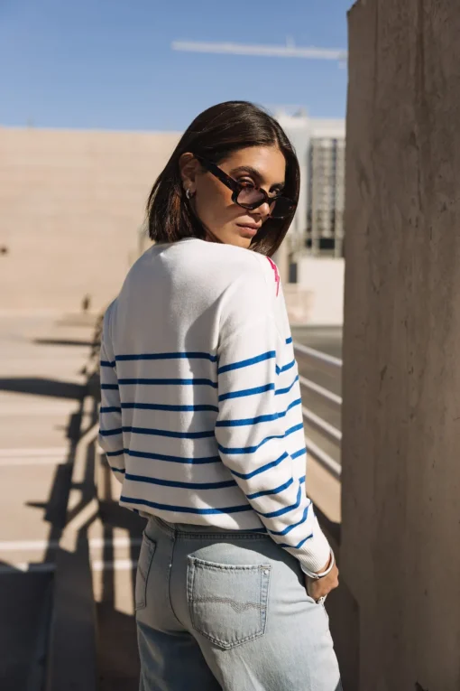Mesh*Freeman T. Porter Isabel Stripes princessblue