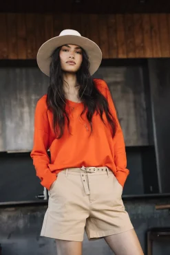 Mesh*Freeman T. Porter Isabel Summer orange