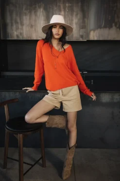 Mesh*Freeman T. Porter Isabel Summer orange
