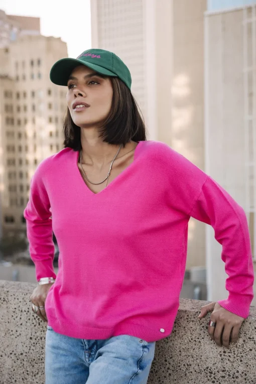 Mesh*Freeman T. Porter Isabel Summer electricfushia