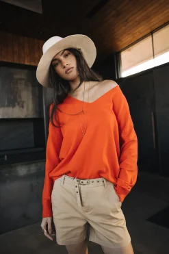 Mesh*Freeman T. Porter Isabel Summer orange