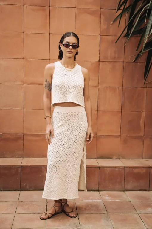 Mesh*Freeman T. Porter Jaia pointelle birch
