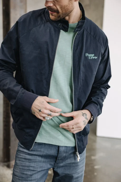 Jackets & Overshirts*Freeman T. Porter James Navan navy