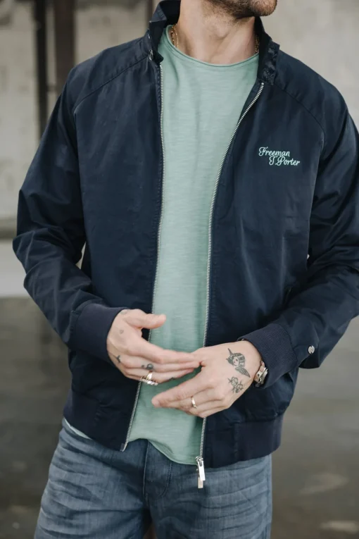 Jackets & Overshirts*Freeman T. Porter James Navan navy