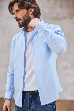 Shirts*Freeman T. Porter Jeremiah Pop Stretch skyway