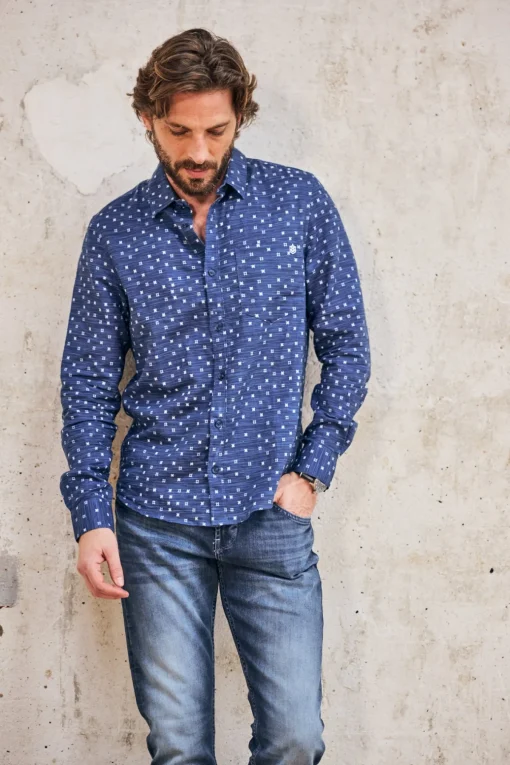 Shirts*Freeman T. Porter Jeremiah Squared peacoat