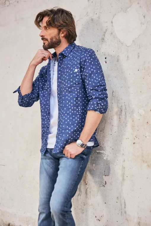 Shirts*Freeman T. Porter Jeremiah Squared peacoat