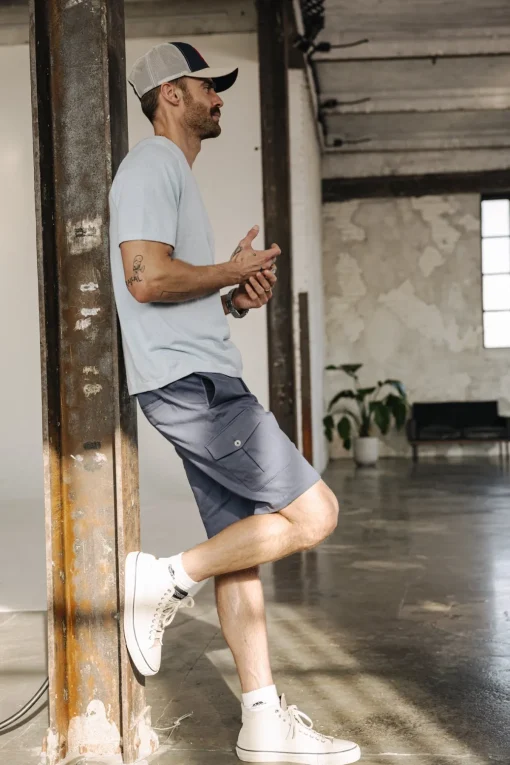 Shorts*Freeman T. Porter Josue Tencel vintageindigo