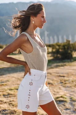 Shorts*Freeman T. Porter Judy Andalousia offwhite