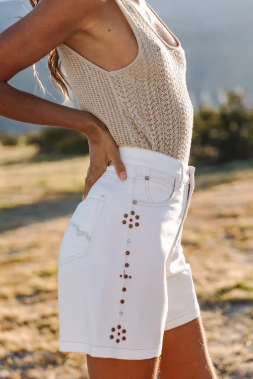 Shorts*Freeman T. Porter Judy Andalousia offwhite