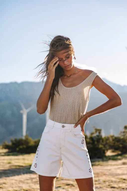 Shorts*Freeman T. Porter Judy Andalousia offwhite