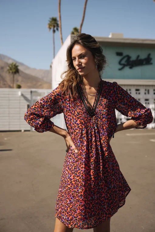 Dresses & Skirts*Freeman T. Porter Juna Leo Flame redalert