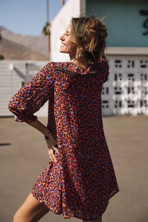 Dresses & Skirts*Freeman T. Porter Juna Leo Flame redalert
