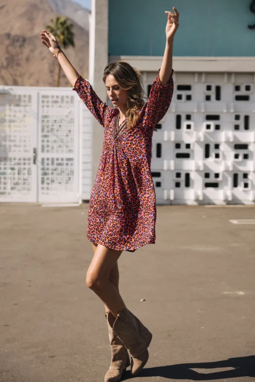 Dresses & Skirts*Freeman T. Porter Juna Leo Flame redalert