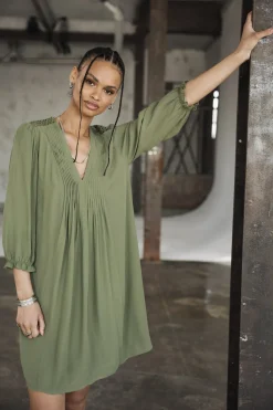 Dresses & Skirts*Freeman T. Porter Juna Plain Color olivine