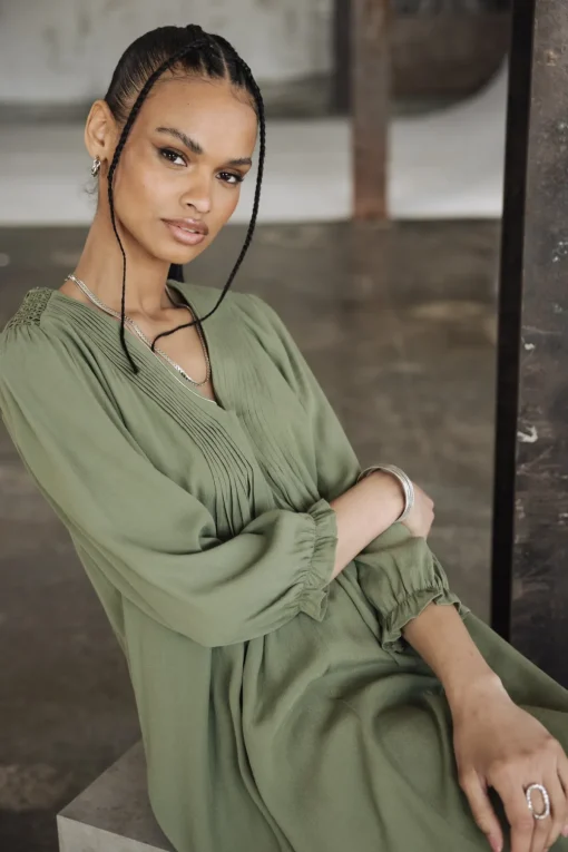 Dresses & Skirts*Freeman T. Porter Juna Plain Color olivine