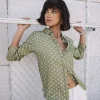 Tops & Shirts*Freeman T. Porter Katy Dots lightkhaki