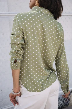 Tops & Shirts*Freeman T. Porter Katy Dots lightkhaki