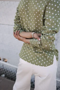 Tops & Shirts*Freeman T. Porter Katy Dots lightkhaki