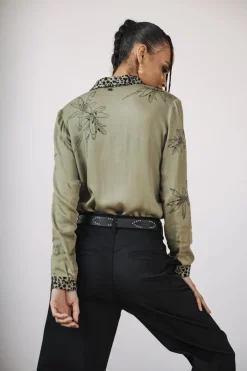 Tops & Shirts*Freeman T. Porter Katy Sahara Trip deeplichengreen
