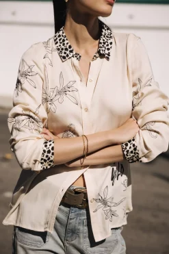 Tops & Shirts*Freeman T. Porter Katy Sahara Trip pearledivory