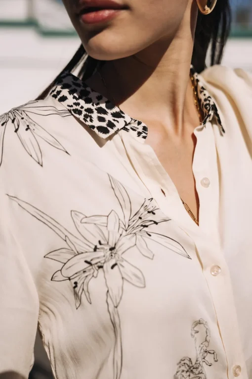Tops & Shirts*Freeman T. Porter Katy Sahara Trip pearledivory