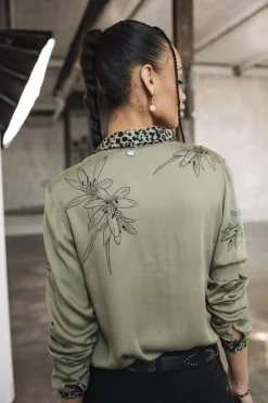 Tops & Shirts*Freeman T. Porter Katy Sahara Trip deeplichengreen