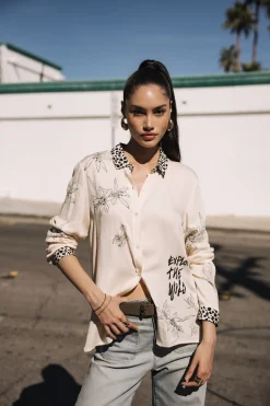 Tops & Shirts*Freeman T. Porter Katy Sahara Trip pearledivory
