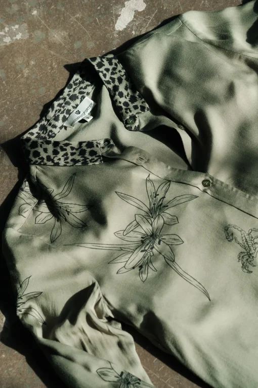 Tops & Shirts*Freeman T. Porter Katy Sahara Trip deeplichengreen
