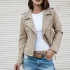 Jackets & Blazers*Freeman T. Porter Kristen Daim dirtybeige