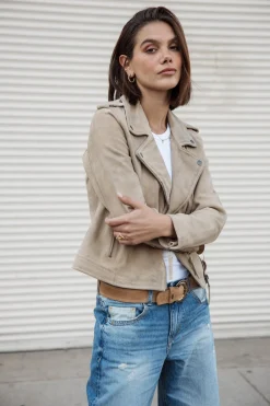 Jackets & Blazers*Freeman T. Porter Kristen Daim dirtybeige