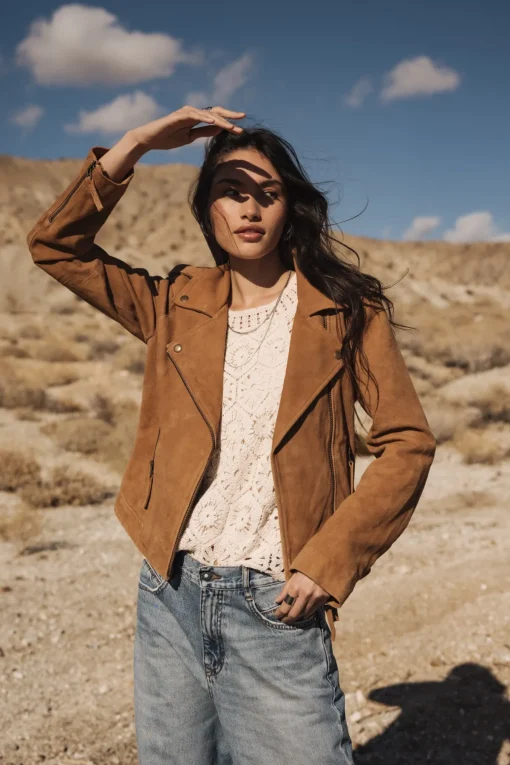 Jackets & Blazers*Freeman T. Porter Kristen Daim rubber