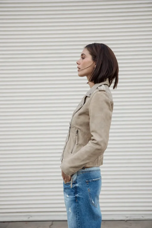 Jackets & Blazers*Freeman T. Porter Kristen Daim dirtybeige