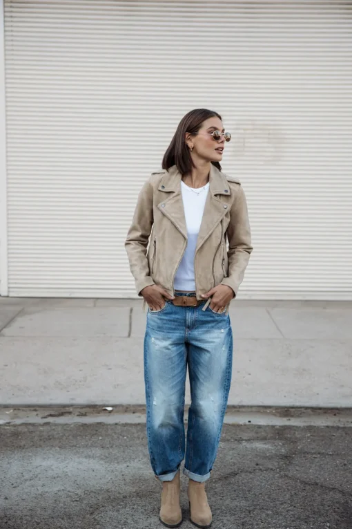 Jackets & Blazers*Freeman T. Porter Kristen Daim dirtybeige